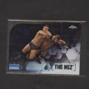 2020 TOPPS CHROME WWE CARD OF THE MIZ WRESTLING CARD
